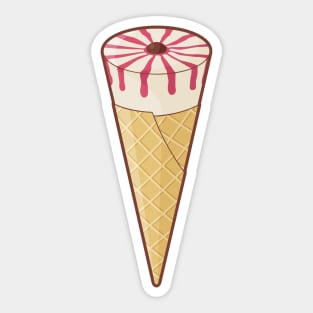 Ice Cream Cone Sticker